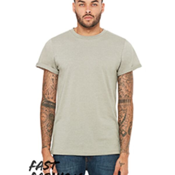 FWD Fashion Unisex Jersey Rolled Cuff T-Shirt Thumbnail