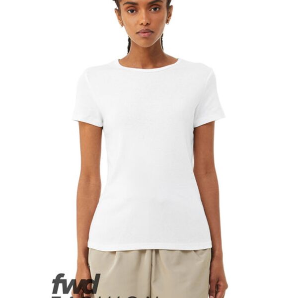 Ladies' Micro Ribbed T-Shirt Thumbnail