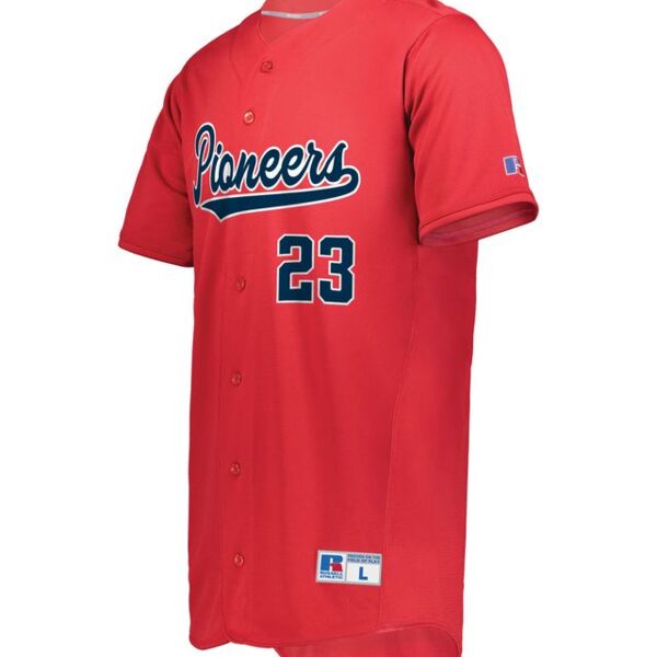 Youth Five Tool Full-Button Front Baseball Jersey Thumbnail