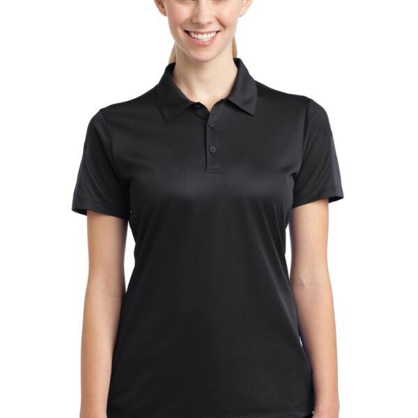 Women's PosiCharge ® Active Textured Colorblock Polo Thumbnail