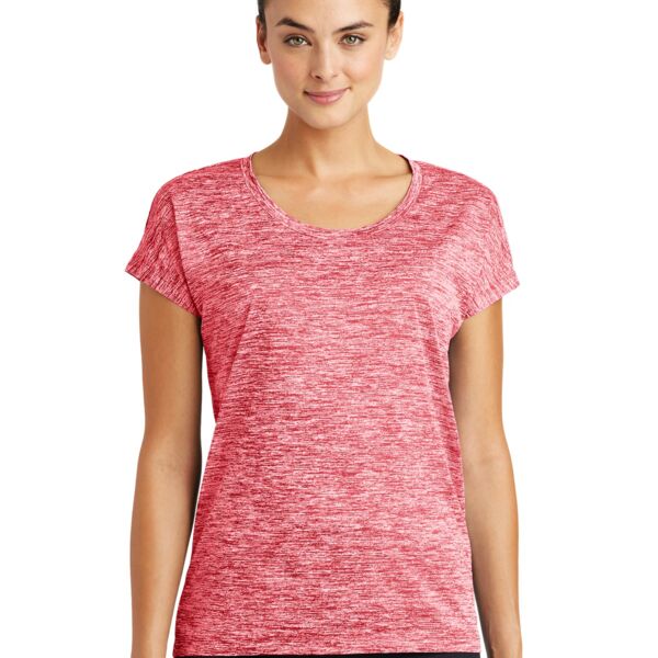 Women's PosiCharge ® Electric Heather Sporty Tee Thumbnail