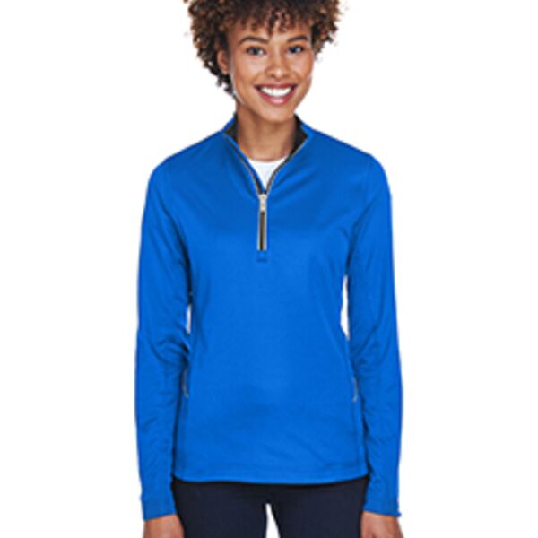 Ladies' Cool & Dry Sport Quarter-Zip Pullover Thumbnail