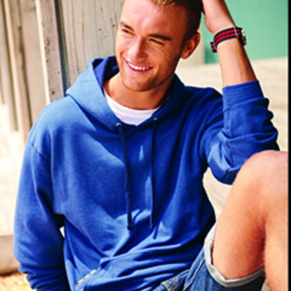 Adult Sofspun® Striped Hooded Sweatshirt Thumbnail