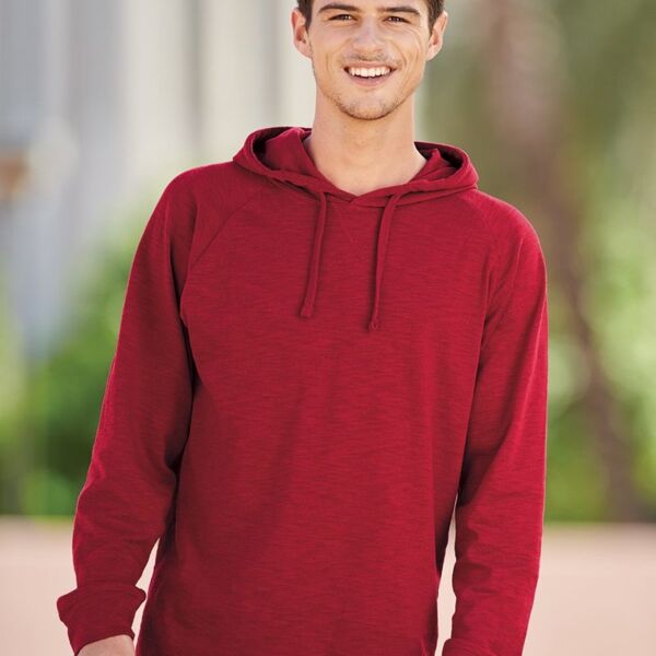 Vintage Slub Knit Hooded Long Sleeve Pullover Thumbnail