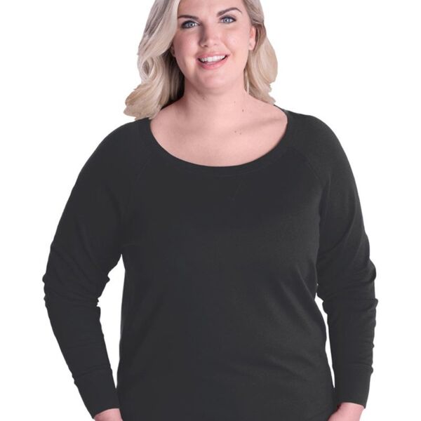 Women's Curvy Slouchy Pullover Thumbnail