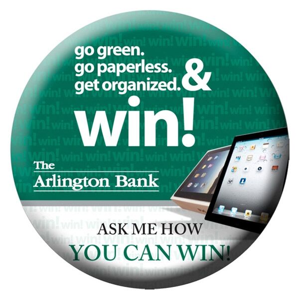 3 Inch Custom Button w/ Double Bar Magnet Thumbnail