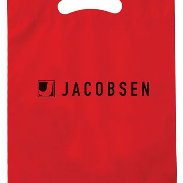 Die Cut Fold-Over Reinforced Plastic Bag (9x13x2)  Thumbnail