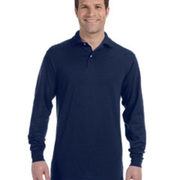 5.6 oz., 50/50 Long-Sleeve Jersey Polo with SpotShield™ Thumbnail