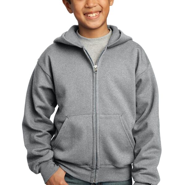 Youth Full Zip Hooded Sweatshirt Thumbnail