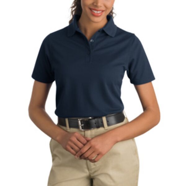 Ladies Industrial Pocketless Pique Polo Thumbnail