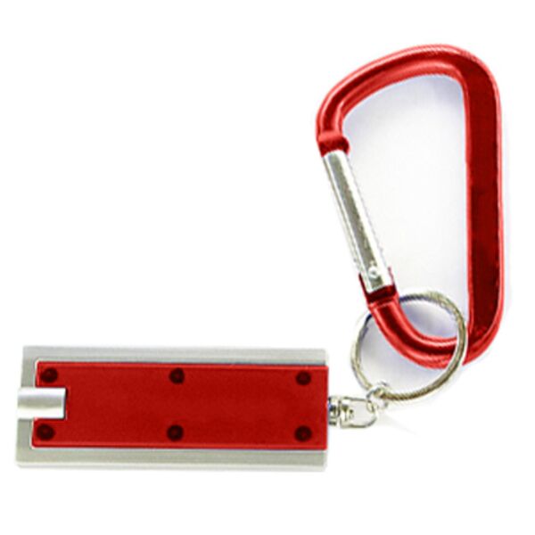 Key Holder w/ Translucent Flashlight & Carabiner Thumbnail