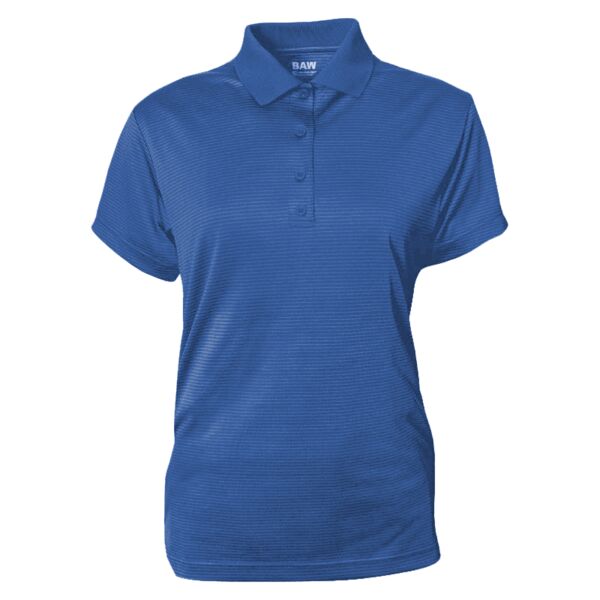 Ladies Mini Stripe Polo Thumbnail