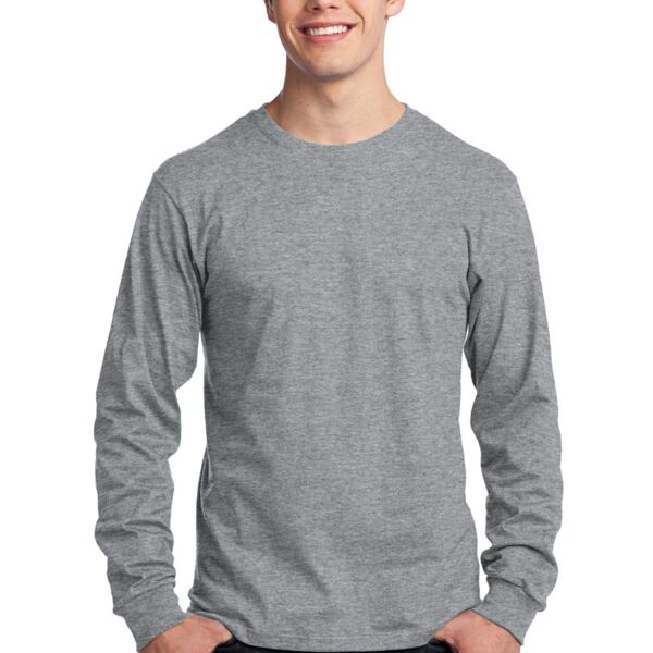 PC Long Sleeve 5.4 oz. 100% Cotton T Shirt Thumbnail