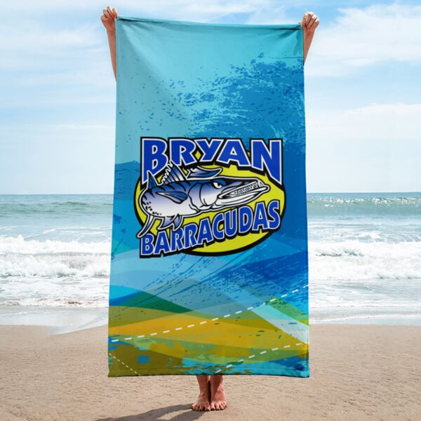 Barracudas Velour Beach Towel Thumbnail
