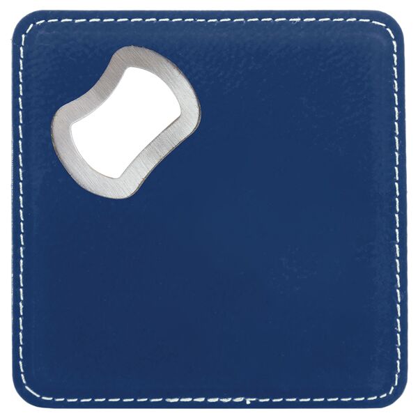 Leatherette Coaster w/ Bottle Opener (Set of 4) Thumbnail